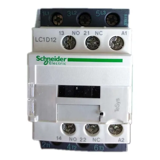 Contactor Schneider Lc1d12, Bobina 220v, 12a Poliequipos.com