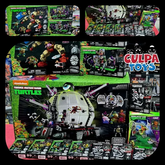 --- Culpatoys Coleccion De Tmnt Mega Bloks Unica ---