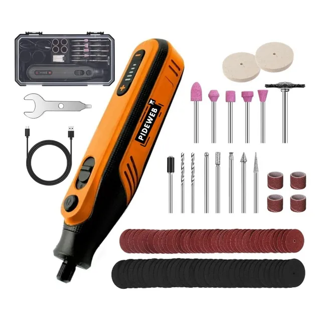 Mini Torno 4v A Bateria Inalambrico + Accesorios Minitorno