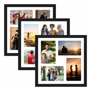 Porta Retrato P/ Fotos 10x15 Kit C/ 3 Molduras Com Vidro Porta Retrato P/ Fotos 10x15 Kit C/ 3 Molduras Com Vidro
