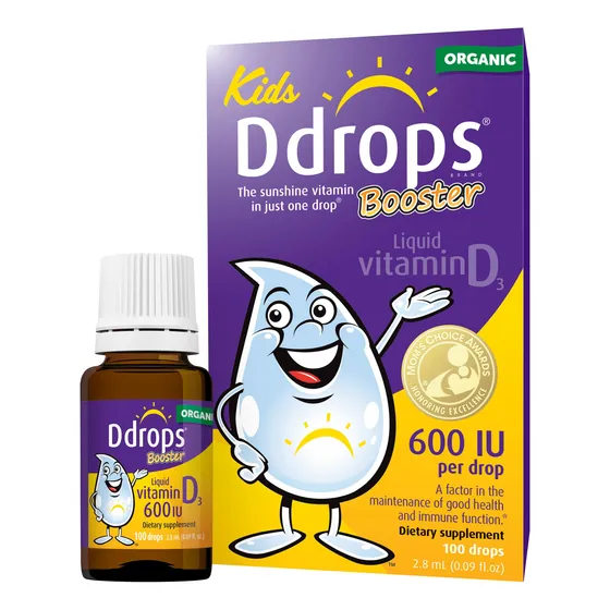 Suplemento Drops Booster 600 Ui 100 Gotas Para Niños