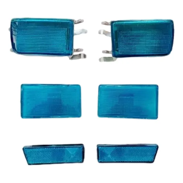 Cuartos Reflejantes Vw Jetta A3 Golf A3 P/faros Niebla Azul 
