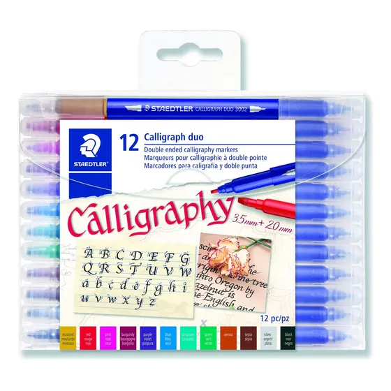 Dúo De Marcadores De Caligrafía Con Doble Punta Staedtler