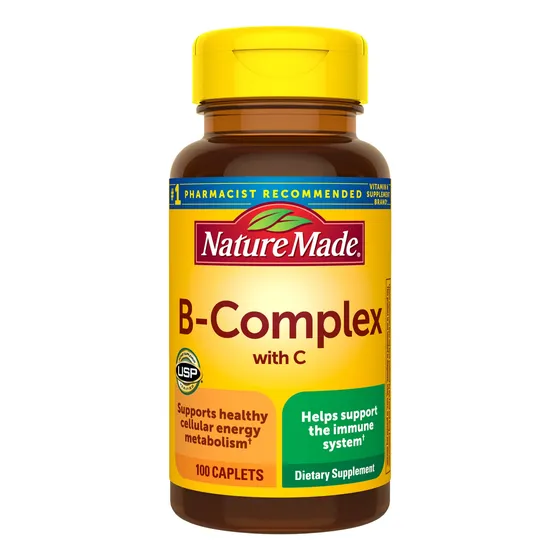Complemente El Complejo B De Nature Made Con Vitamina C 100