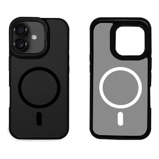 Capinha Fosca Para iPhone 16 Pro Max Magnética Com Suporte Capinha Fosca Para iPhone 16 Pro Max Magnética Com Suporte