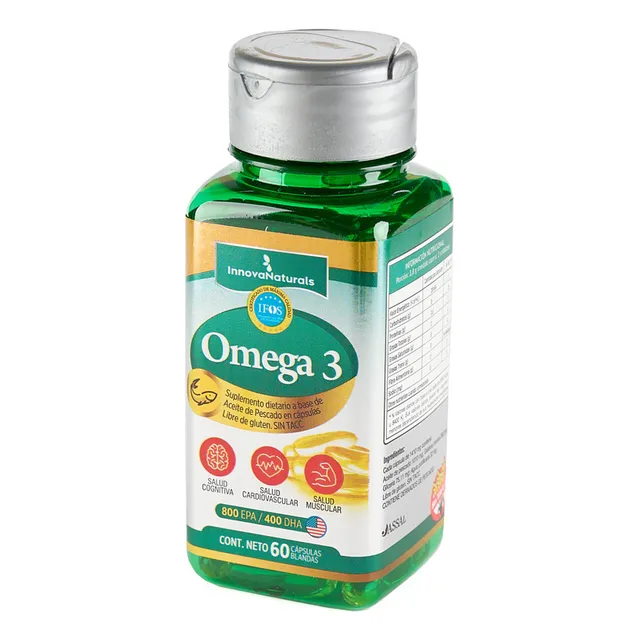 Omega 3 Innovanaturals Ifos 800 Epa + 400 Dha