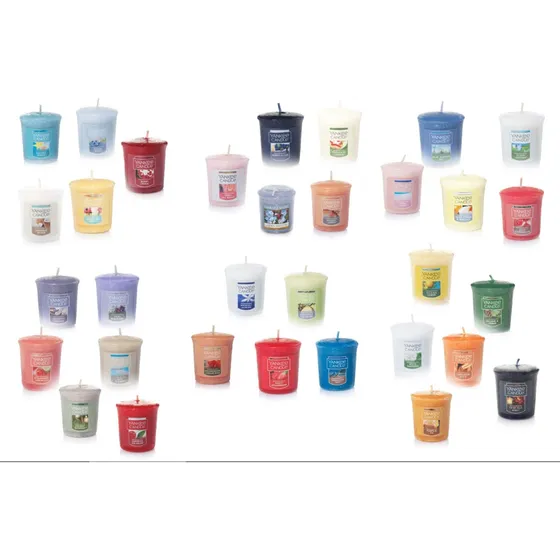Candle Juego 5 Muestra Votiva Oficial Azar Vario Gama