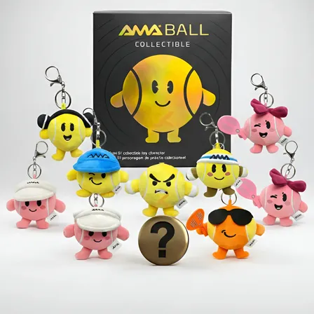 Boneco Pelucia Ama Ball Sports Colecionaveis Blind Box Aleatório