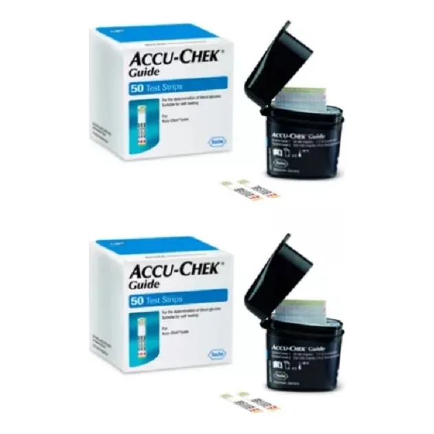 Tiras Reactivas Accucheck Guide X 100 Vencimiento Largo