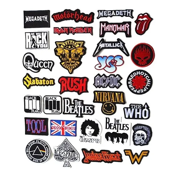 Parches De Música Para Personalizar Mi Chaleco O Chaqueta X4