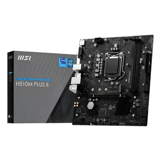 Tarjeta Madre MSI H510M PLUS II LGA 1200 2x DDR4 1x M.2 PCIe 3.0 Micro ATX