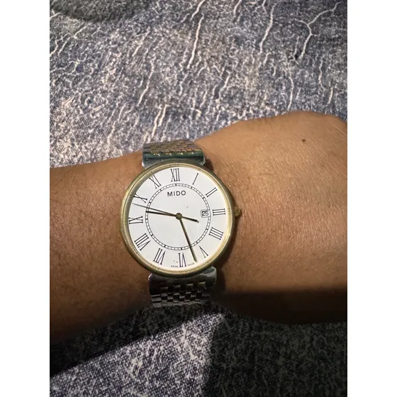 Reloj Mido Dorada M009610a Personalizado