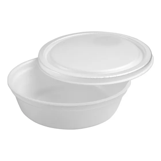 50 Marmitex Isopor N.8 Pequena 750ml C/ Tampa - Porções Quentinha Delivery Entrega