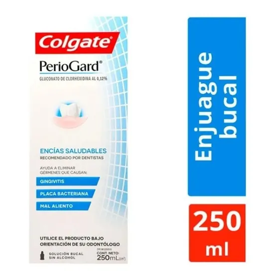 Enjuague Bucal Colgate Periogard 250 Ml Encías Saludables