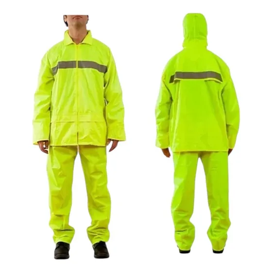 Traje Impermeable Tipo Ejecutivo Amarillo Fluor Fluor L
