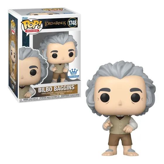 Boneco Funko Pop! O Senhor Dos Anéis - Bilbo Bolseiro