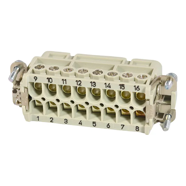 Harting 09200162812 Conector Hembra Han 16a-bu-s 16 Pos + Pe