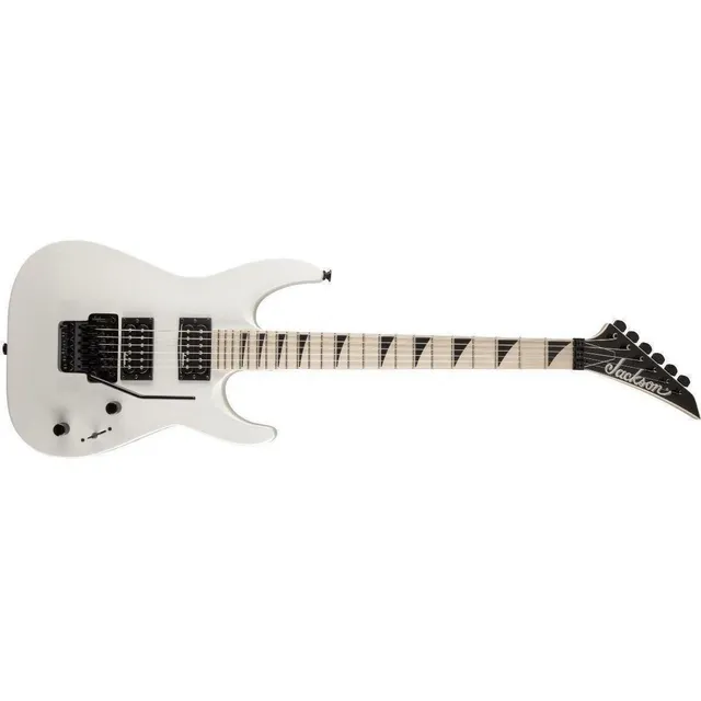 Js Series Dinky Arch Top Js32 Dkam Wht Jackson Color Snow white Material del diapasón Arce