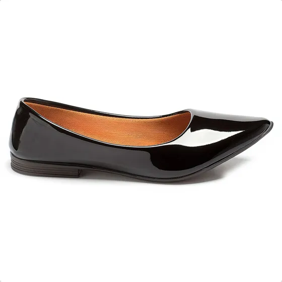 Sapatilha Feminina Bico Fino Confortável Moda Leve Casual