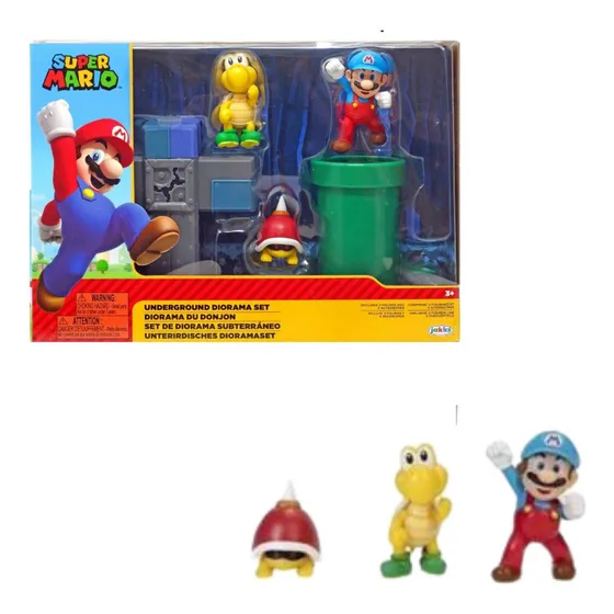 Kit De Bonecos Super Mario Bros E Yoshi Colecionáveis