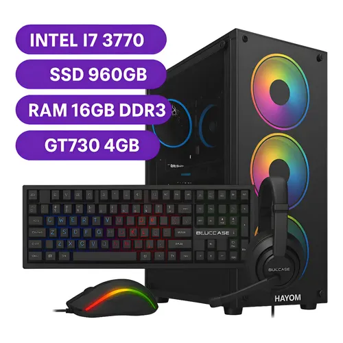 Desktop Intel Core i7 16GB RAM 480GB SSD Tech Power com Windows 11