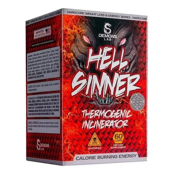 Termogênico Hell Sinner (60caps) - Demons Lab