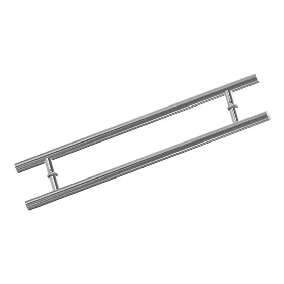 Manillón Para Puerta De Vidrio Tubo 1  X 600 Largo