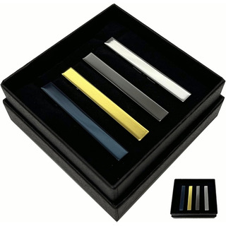 Juego Pisa Corbatas Diseño Elegante Clip Boda Trabajo 4 Pzas Juego Pisa Corbatas Diseño Elegante Clip Boda Trabajo 4 Pzas