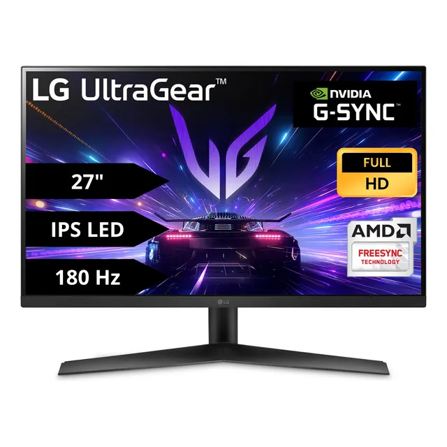 Monitor LG Ultragear 27 Pul., Ips Led 180hz, Nvidia G-sync