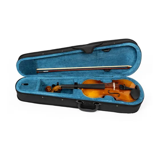 Violin Acústico Segovia Estudio Antique 1/2 Tilo Arco Color Marrón Claro