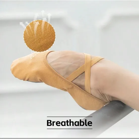 Zapatillas De Ballet Media Punta Niñas Mujer Danza
