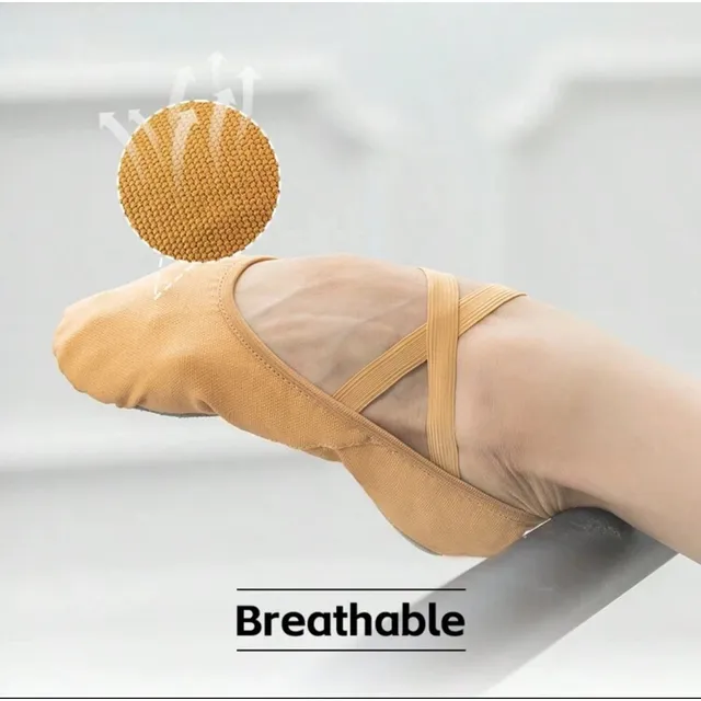 Zapatillas De Ballet Media Punta Niñas Mujer Danza