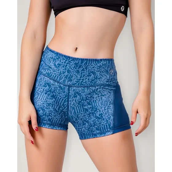 Short Deportivo Dama Malla Lateral Suplex Anticelulitis Gym