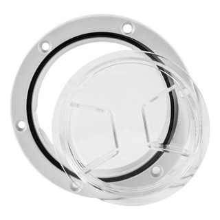 Boat Hatch With 6 Inch O-rings Clear Boat Hatch With 6 Inch O-rings Clear