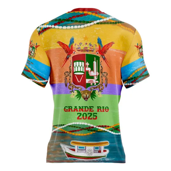 Camisa Camiseta Enredo Carnaval Escola Grande Rio Plus Size
