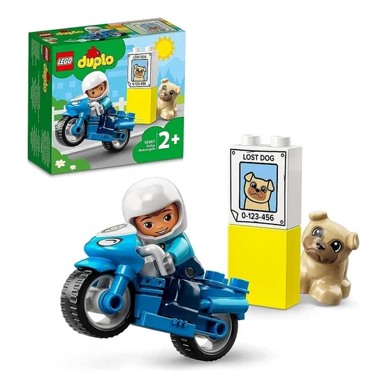 Lego 10967 Duplo moto De Policia 5 Pzs