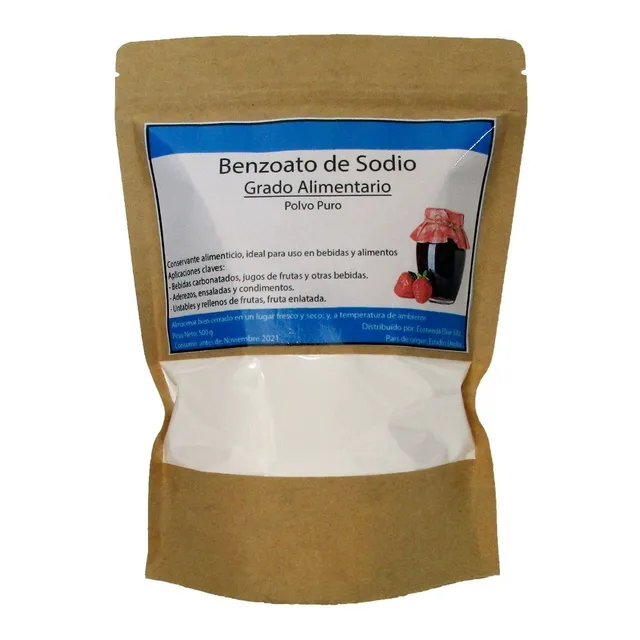 Benzoato De Sodio  Grado Alimenticio | 1 Kg