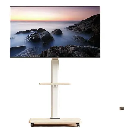 Soporte Tv Rack Con Ruedas 32 A 70 Pulgadas Base Pedestal