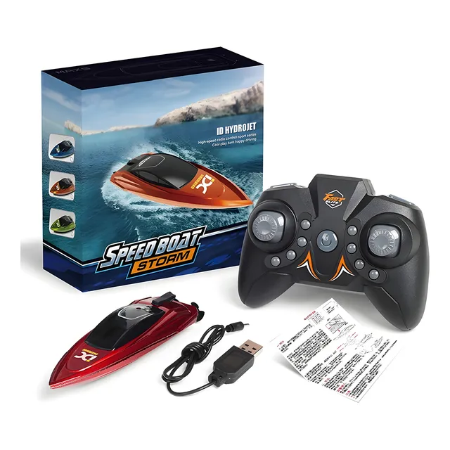 Barco Lancha Speed Boat De Carreras Velocidad Control Remoto