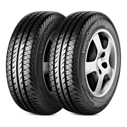 Kit 2 Pneu Continental 175/70r14 95/93t 6pr Vancocontact 2 Kit 2 Pneu Continental 175/70r14 95/93t 6pr Vancocontact 2
