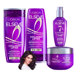 L'ORÉAL PARISKit Elseve Collagen Lifter Encorpador Redensifica Fios Colág