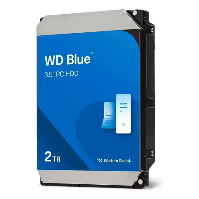 Disco Duro Western Digital Blue, 2tb, 7200rpm, Caché 256mb Color Azul