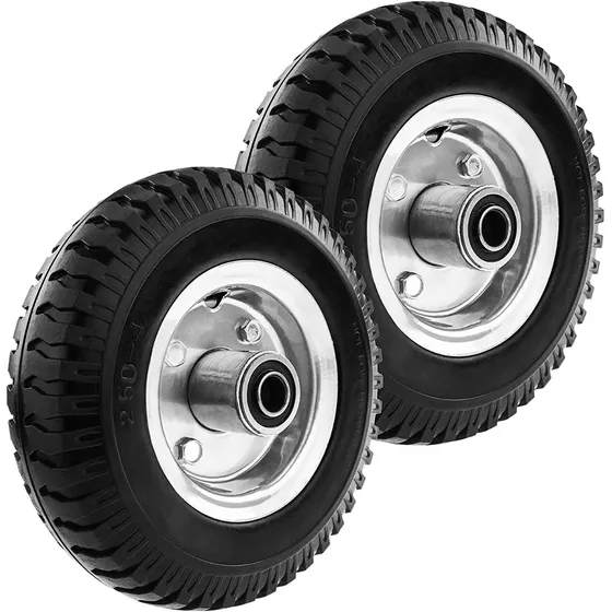 Set 2 Ruedas Inflables 8 Pulgadas Carro Yegua