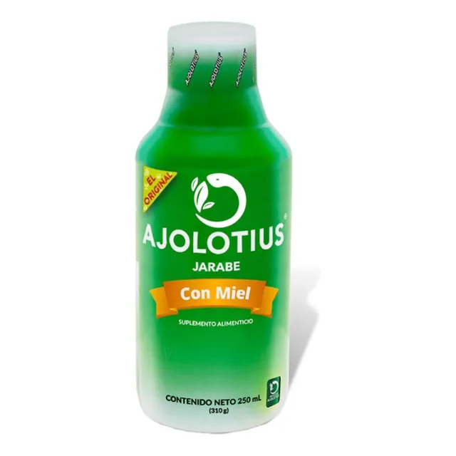 Jarabe Tos Seca Gripe Natural Ajolotius Con Miel 250 Ml