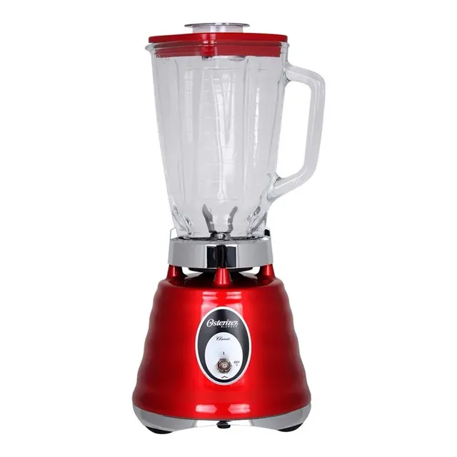 Licuadora Oster Clásica Roja 4126 De Vidrio 2 Velocidades