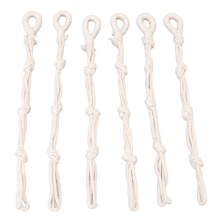 Perchas De Macramé Para Plantas, 6 Unidades, Algodón Trenzad Perchas De Macramé Para Plantas, 6 Unidades, Algodón Trenzad