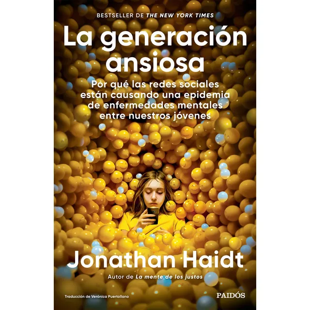 Libro La Generación Ansiosa - Jonathan Haidt - Paidós