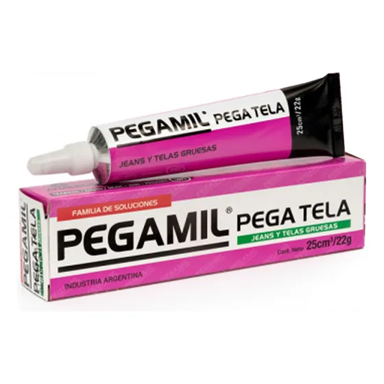 Adhesivo Pegamil Pega Tela - Telas Grusesas Y Jeans Color Transparente