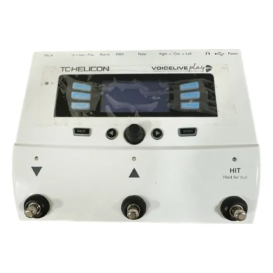 Pedal Processador Efeitos Voz Vocal Tc Helicon Voicelive Gtx