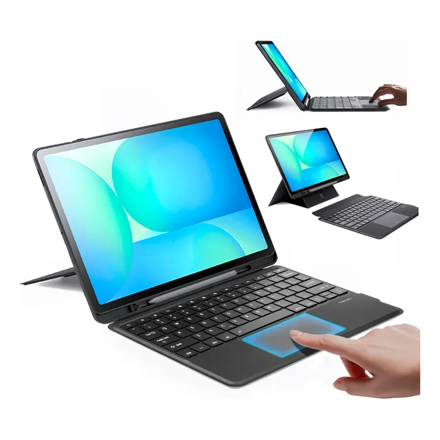 Case Con Teclado Touch Para Galaxy Tab S10 Fe Plus 13.1 X620